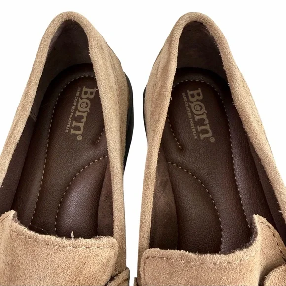 Born Celeste Suede Lug Sole Loafers Women’s Size 7M - Picture 10 of 16